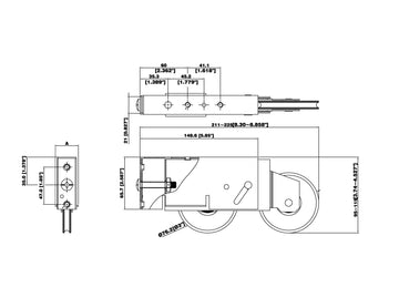 Heavy Duty Sliding Door Rollers – Adjustable